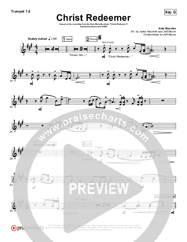 Christ Redeemer Trumpet 1,2 (Nate Marialke)