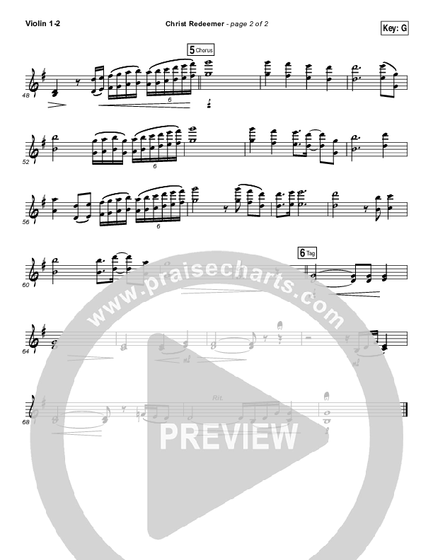 Christ Redeemer Violin 1/2 (Nate Marialke)