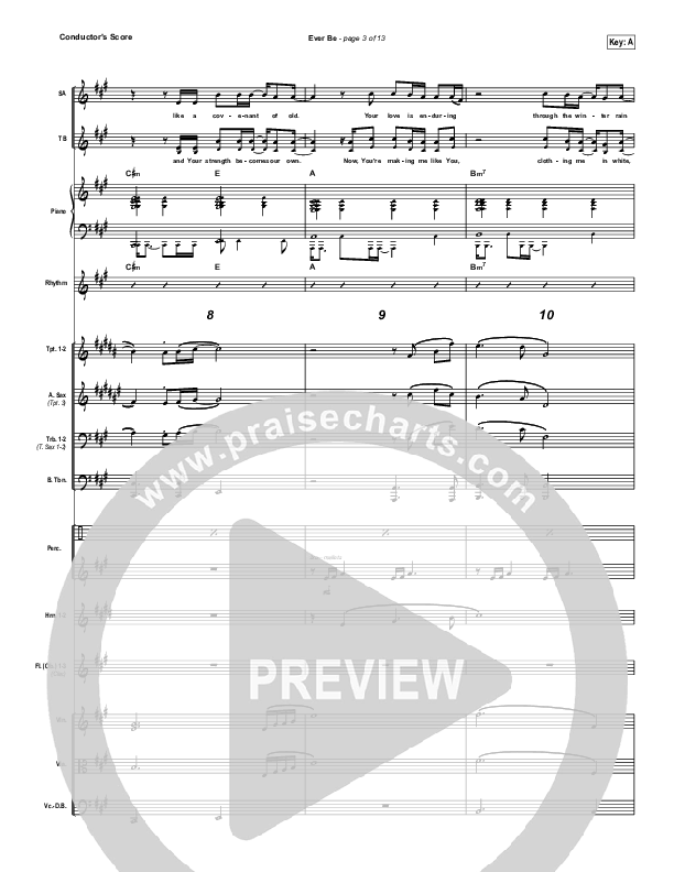 Ever Be Conductor's Score (Aaron Shust)