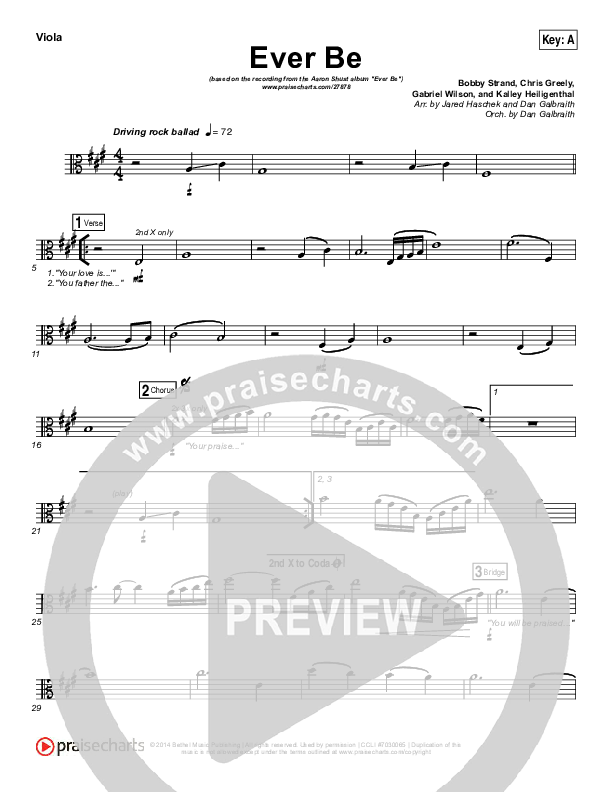 Ever Be Viola (Aaron Shust)