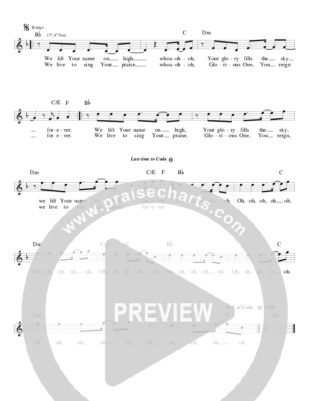 All Creation Lead Sheet (Covenant Worship)