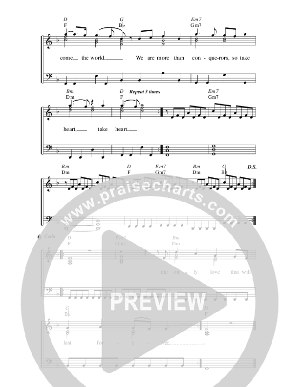 Take Heart Lead Sheet (Covenant Worship)