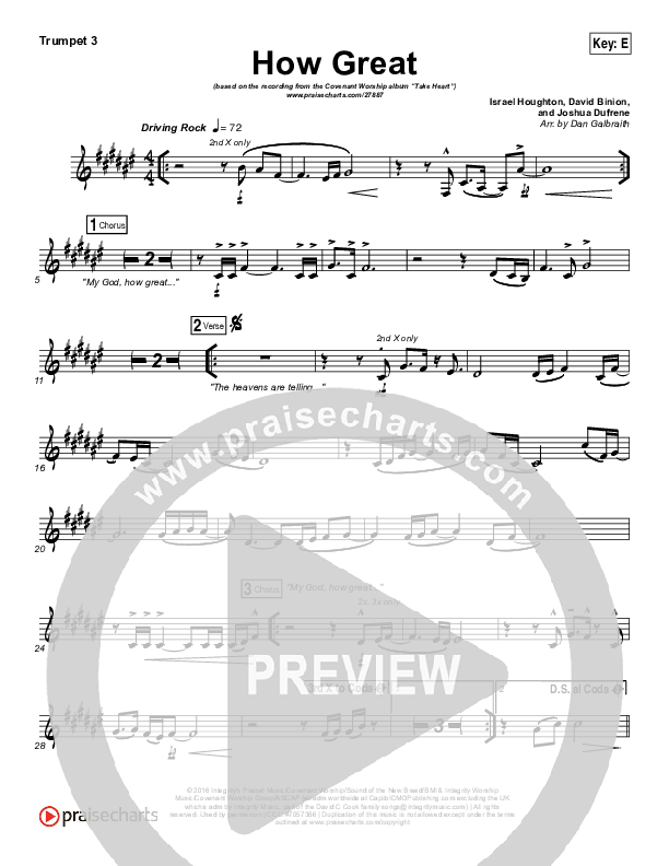How Great Trumpet 3 (Covenant Worship)