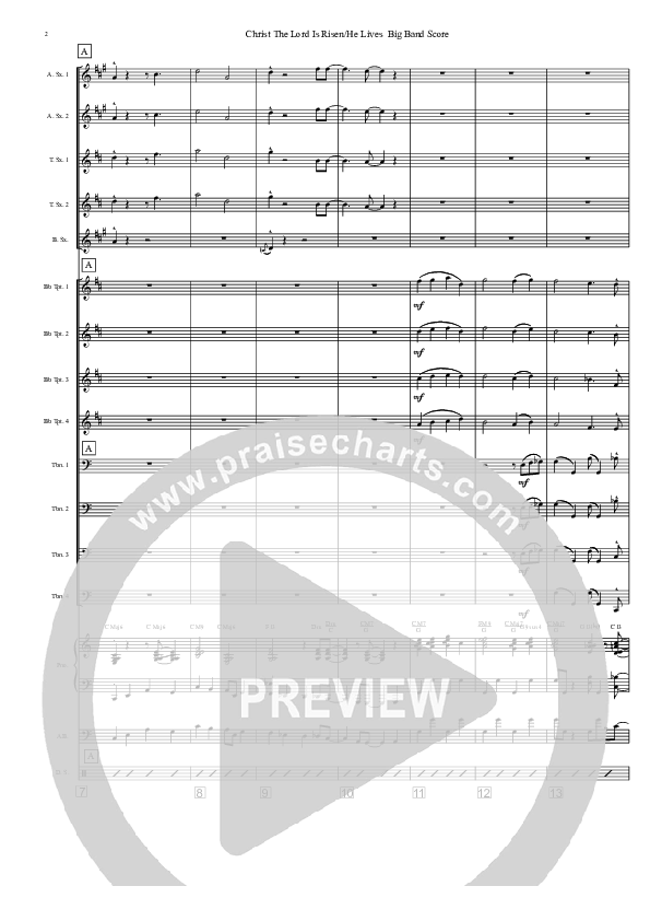 Christ The Lord Is Risen Today/He Lives (Instrumental) Orchestration (David Arivett)