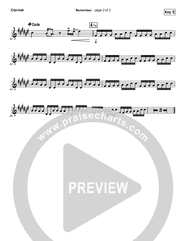 Remember Clarinet (Brett Younker / Melodie Malone / Passion)