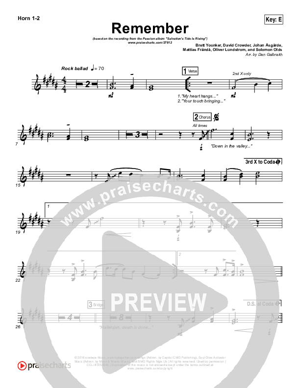 Remember Brass Pack (Brett Younker / Melodie Malone / Passion)