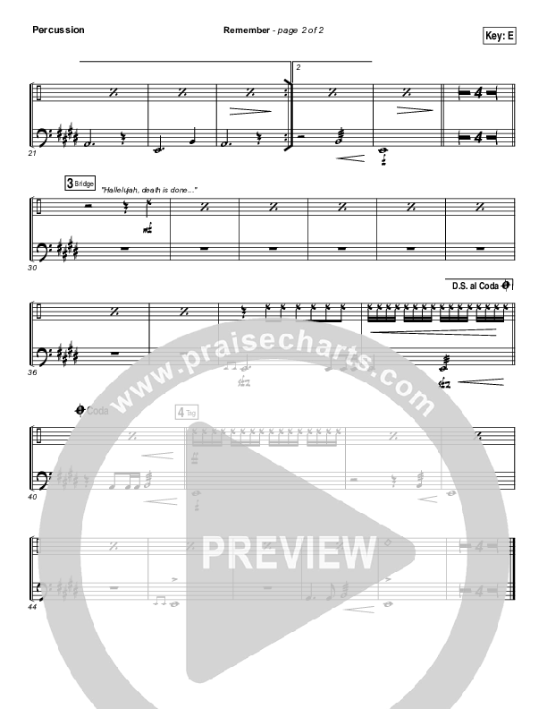 Remember Percussion (Brett Younker / Melodie Malone / Passion)