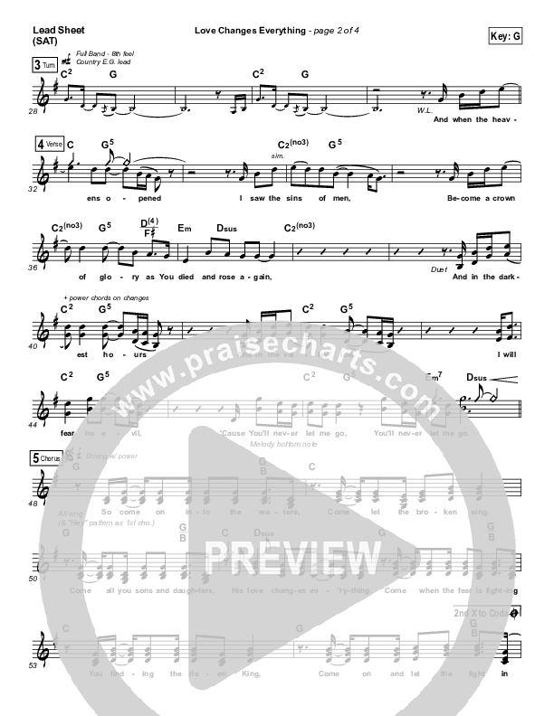 Love Changes Everything Lead Sheet (SAT) (Jake Espy)
