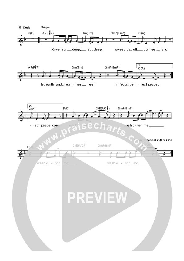 River Run High Lead Sheet (Vineyard UK)