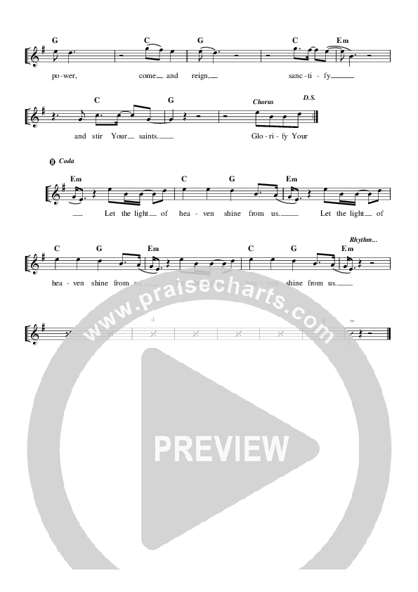 Spirit Burn Lead Sheet (Vineyard UK)