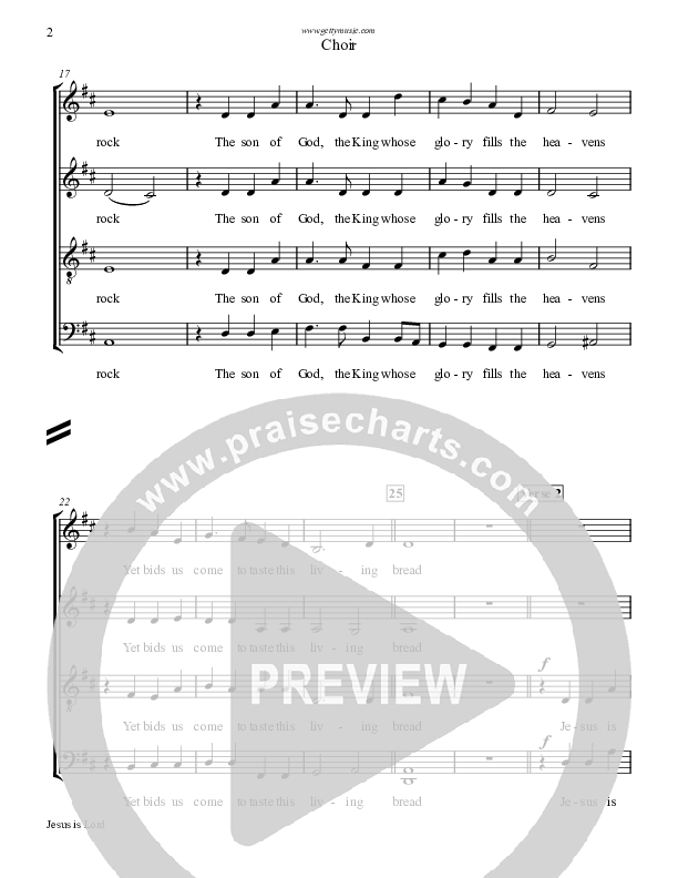 Jesus Is Lord Choir Vocals (SATB) (Keith & Kristyn Getty)
