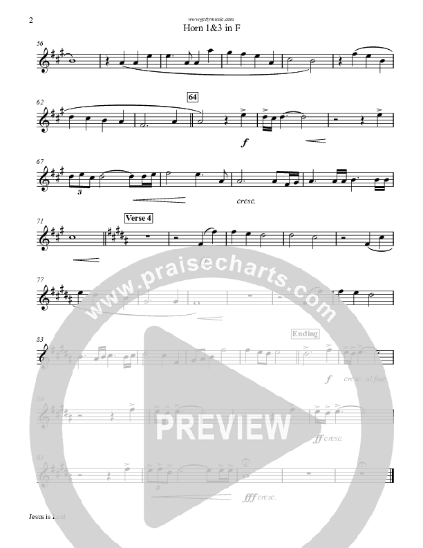 Jesus Is Lord French Horn (Keith & Kristyn Getty)