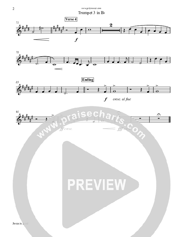 Jesus Is Lord Trumpet 3 (Keith & Kristyn Getty)