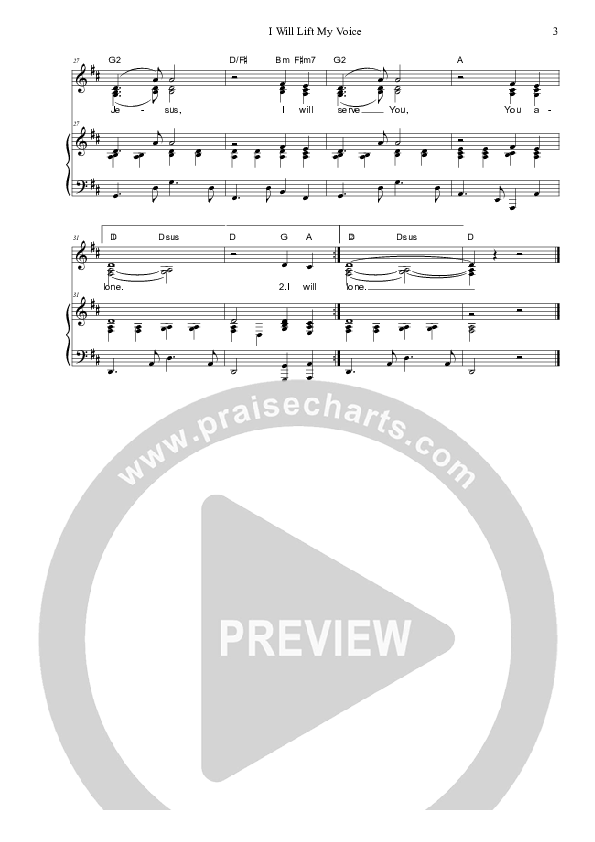 I Will Lift My Voice Piano/Vocal (SAT) (Dennis Prince / Nolene Prince)