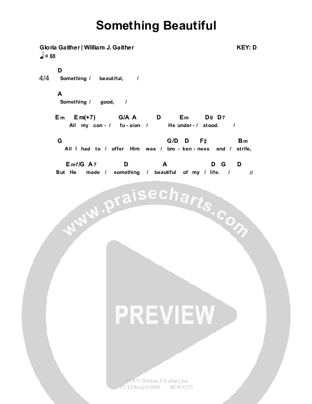 Something Beautiful Chords & Lyrics (Nolene Prince)