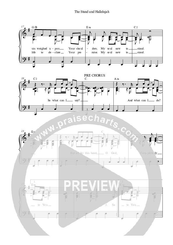 The Stand Piano/Vocal & Lead (Dennis Prince / Nolene Prince)