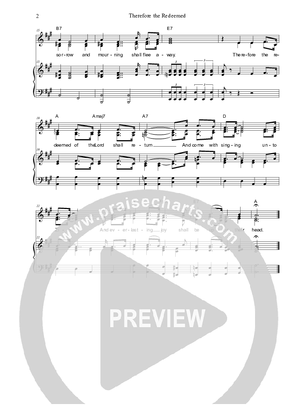 Therefore The Redeemed Lead & Piano (Dennis Prince / Nolene Prince)