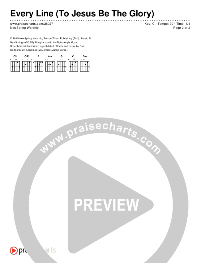 Chords In Every Key Chart