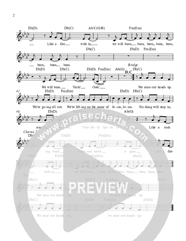 Come Right Now Lead Sheet (Planetshakers)