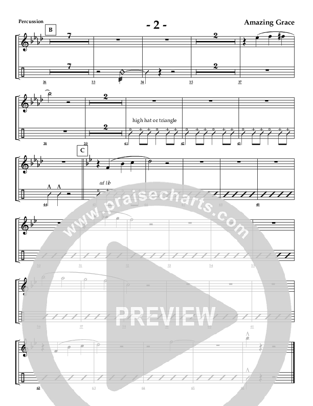 Amazing Grace (Instrumental) Percussion (AnderKamp Music)