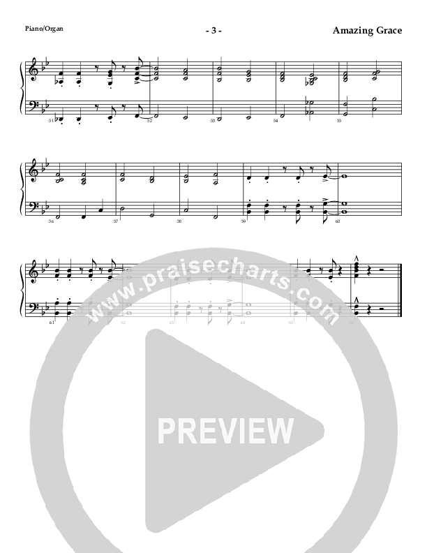 Amazing Grace (Instrumental) Piano Sheet (AnderKamp Music)