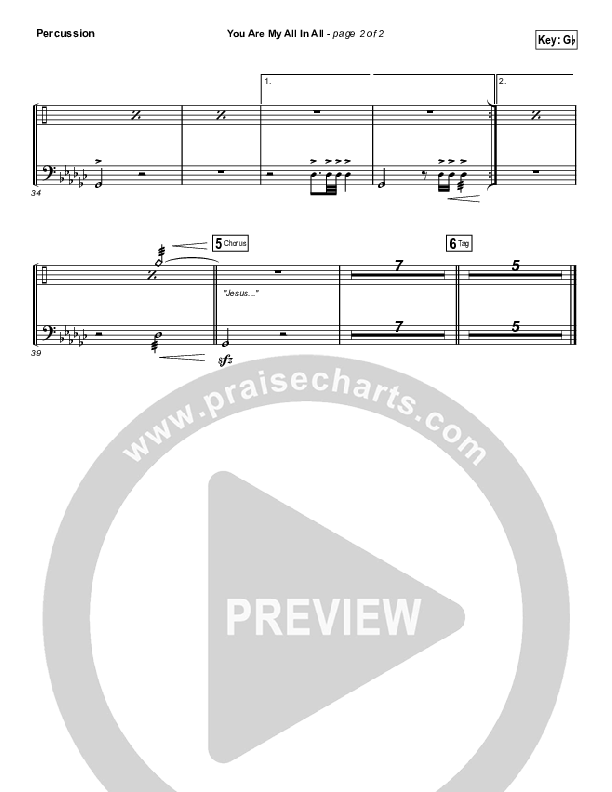 You Are My All In All Percussion (Tommee Profitt & Brooke Griffith)