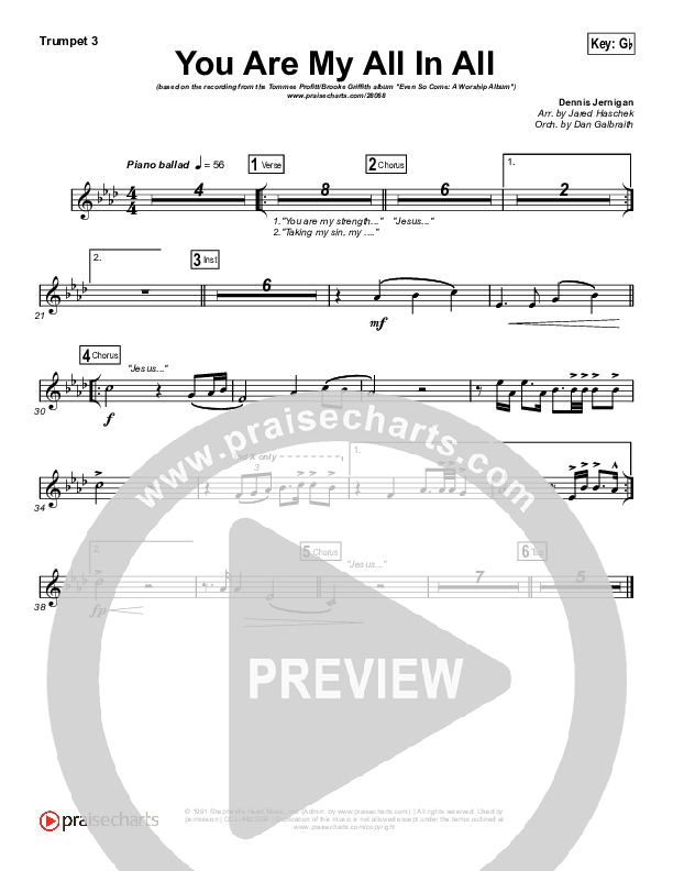 You Are My All In All Brass Pack (Tommee Profitt & Brooke Griffith)