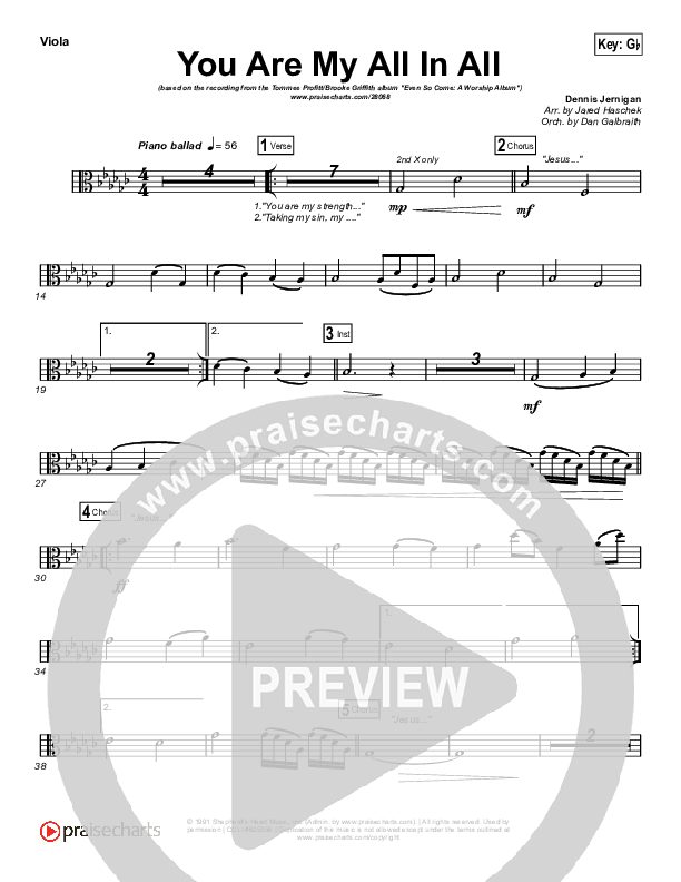 You Are My All In All Viola (Tommee Profitt & Brooke Griffith)