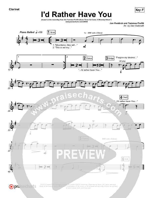 I'd Rather Have You Wind Pack (Tommee Profitt & Brooke Griffith)