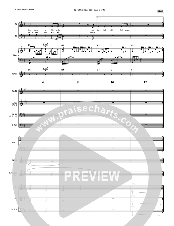 I'd Rather Have You Conductor's Score (Tommee Profitt & Brooke Griffith)