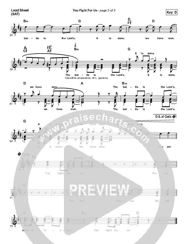 You Fight For Us Lead (SAT) (Travis Cottrell)