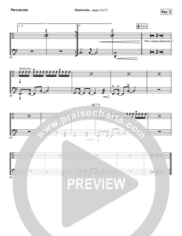 Diamonds Percussion (Hawk Nelson)