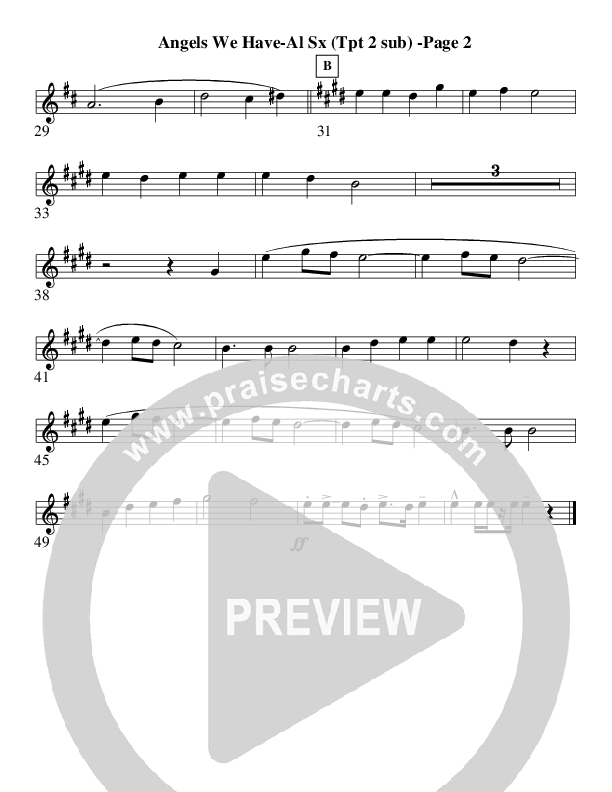 Angels We Have Heard On High (Instrumental) Alto Sax (AnderKamp Music)