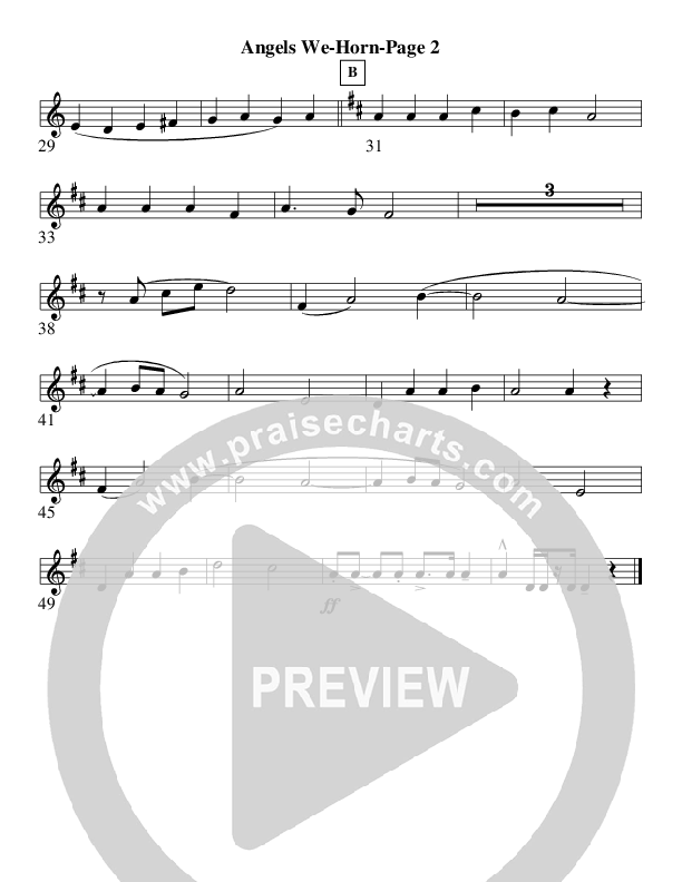 Angels We Have Heard On High (Instrumental) French Horn (AnderKamp Music)