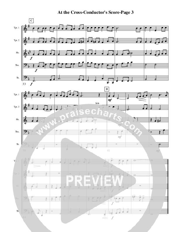 At The Cross (Instrumental) Brass Quintet (AnderKamp Music)