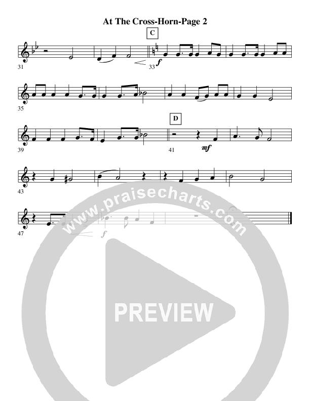 At The Cross (Instrumental) French Horn (AnderKamp Music)