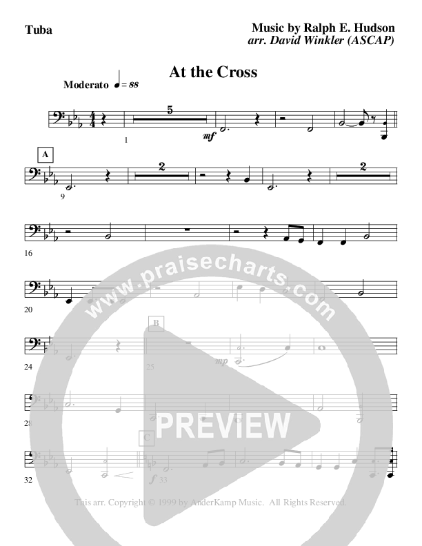 At The Cross (Instrumental) Tuba (AnderKamp Music)