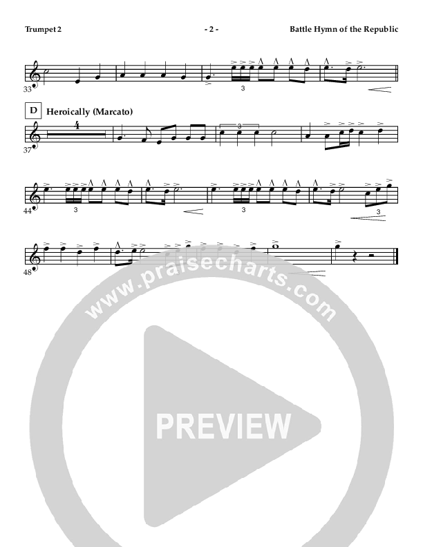 Battle Hymn Of The Republic Trumpet 2 (AnderKamp Music)