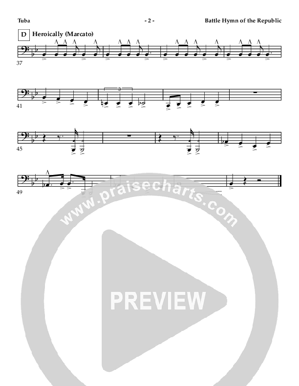 Battle Hymn Of The Republic Tuba (AnderKamp Music)
