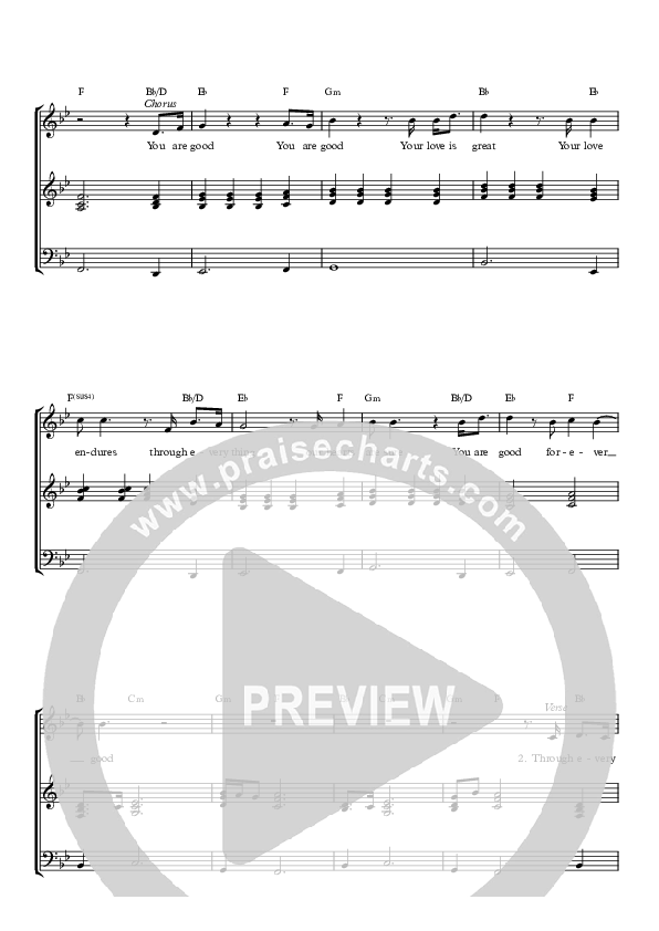 Forever Good Lead Sheet (SAT) (Paul Wilbur)
