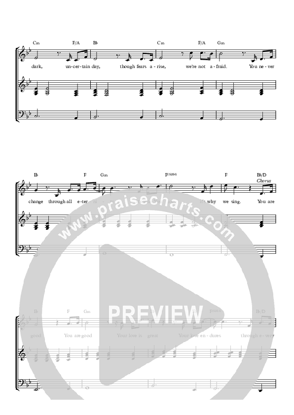 Forever Good Lead Sheet (SAT) (Paul Wilbur)