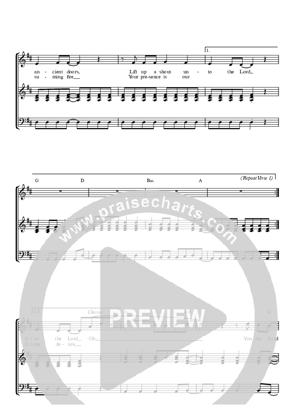 King Of Glory Piano/Vocal (SAT) (Paul Wilbur)