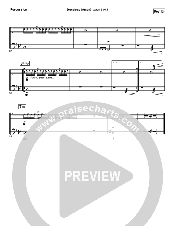 Doxology (Amen) Percussion (Phil Wickham)