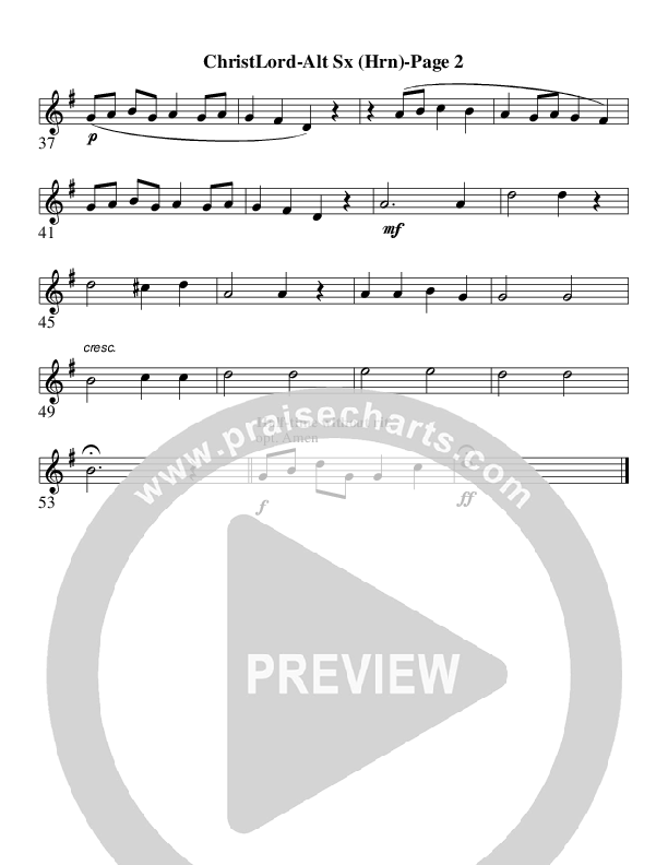 Christ The Lord Is Risen Today (Instrumental) Substitute Parts (AnderKamp Music)