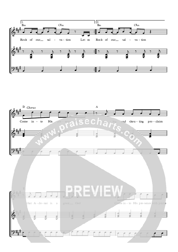 Lechu Neranena Piano/Vocal (SAT) (Paul Wilbur)