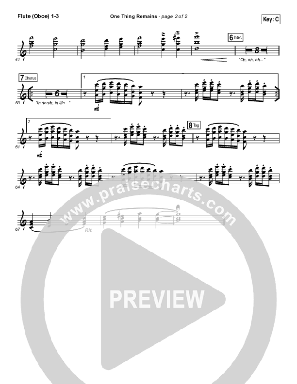 One Thing Remains Wind Pack (Israel Houghton)