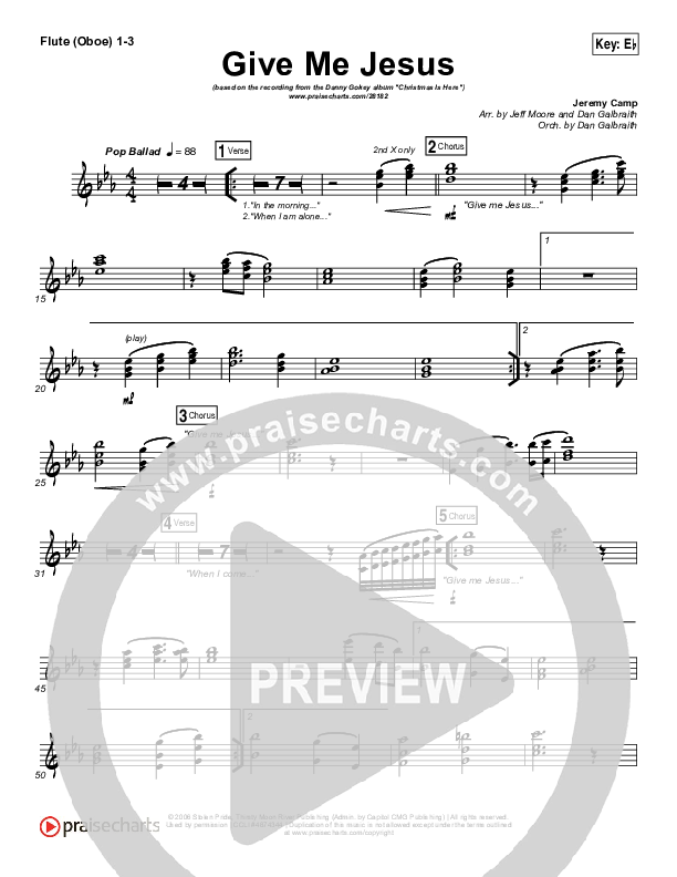 Give Me Jesus Wind Pack (Danny Gokey)