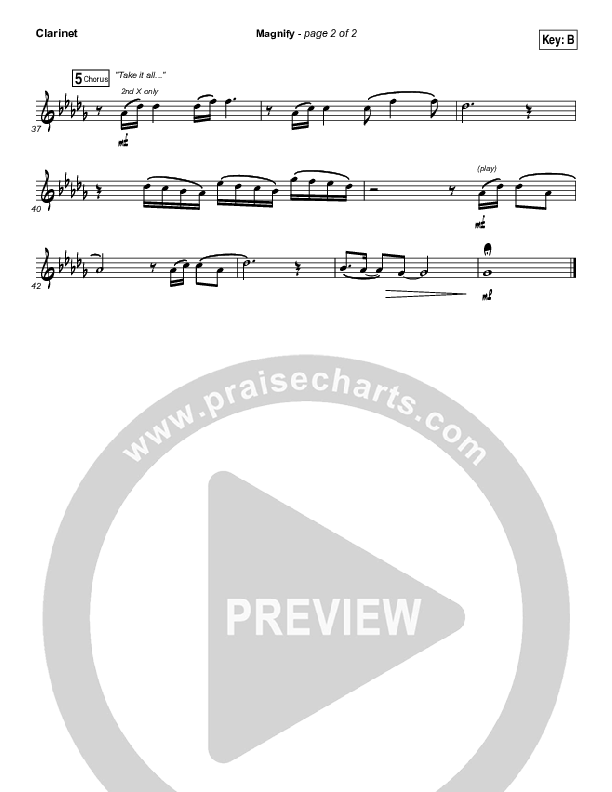 Magnify Clarinet (We Are Messengers)