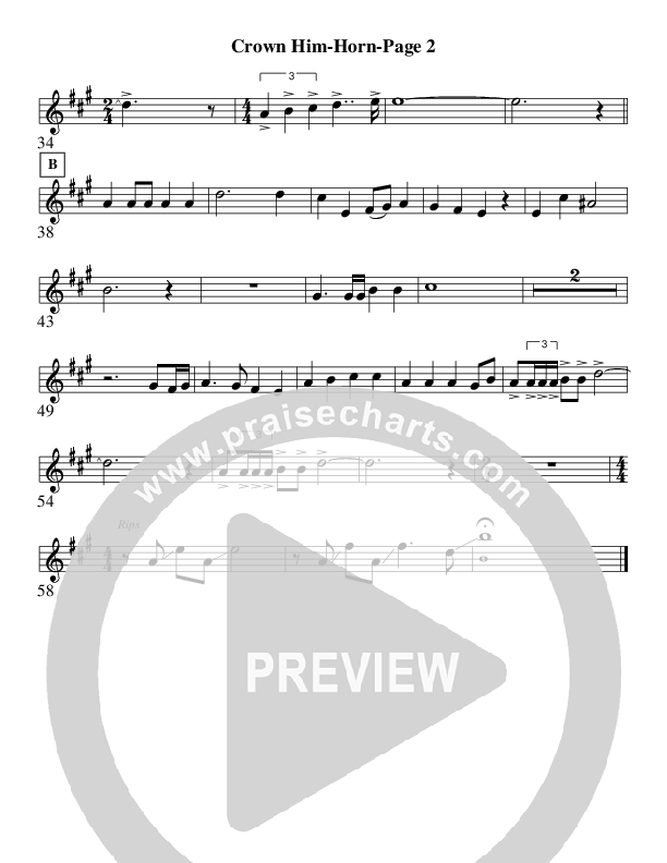 Crown Him With Many Crowns (Instrumental) French Horn (AnderKamp Music)