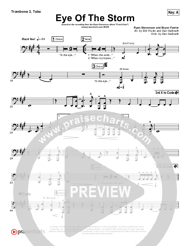 Eye Of The Storm Trombone 3/Tuba (Ryan Stevenson)